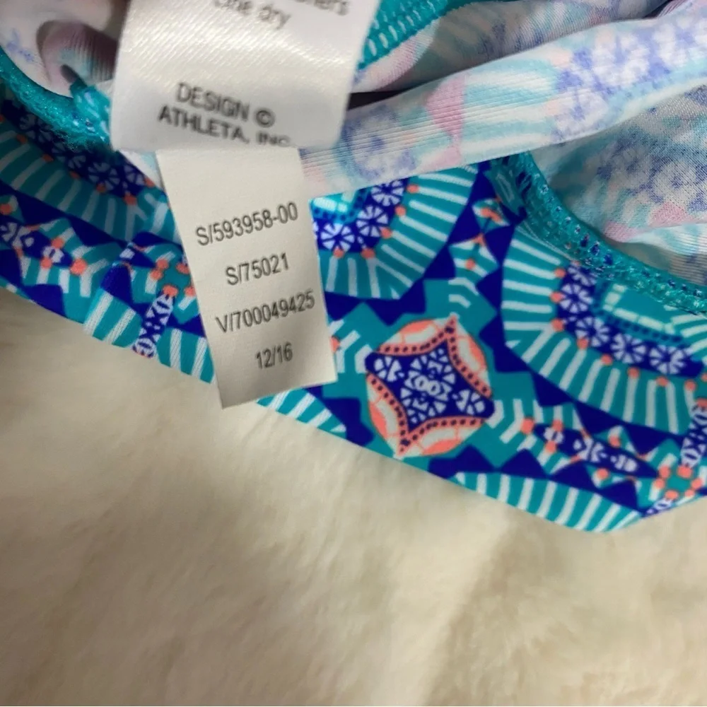 ATHLETA Fiji Blousy Tankini Top, Dress Blue #593958 Size 34 D/DD NEW - Picture 9 of 12